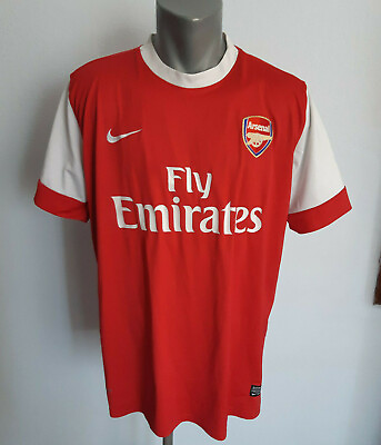 #ad Arsenal 2010 2011 Home Jersey Nike Red Shirt Size XL Football Soccer kit #19 $19.00