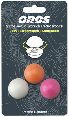 #ad Oros Strike Indicators Assorted Colors 3 Pack Large $9.95