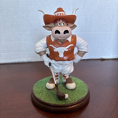 #ad Texas Longhorns Bevo Golfer Mascot Figure Talegaters Inc University of Austin $100.00