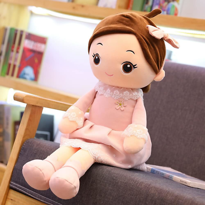 #ad Cuddly Doll Soft Rag Doll Beautiful Doll Soft Rag Dolls Clothes and Baby Doll 50 GBP 25.80