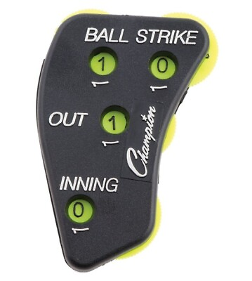 Champion Sports PI4 Baseball 4 Wheel Optic Yellow quot;Call Orderquot; Umpire Indicator $9.99