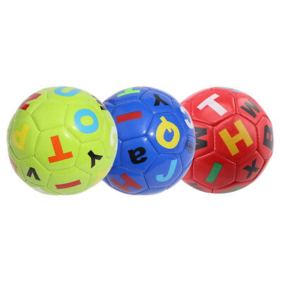 #ad 3 Pcs Football Pvc Child Interesting Soccer Toddler Toys Kids Balls Plaything $39.25