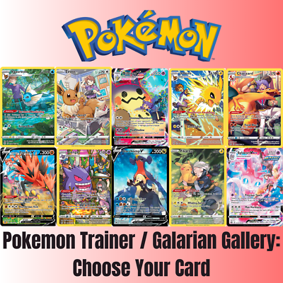 #ad Pokemon Trainer Gallery: Choose Your Card English NM Full Art Galarian GG TG $73.00