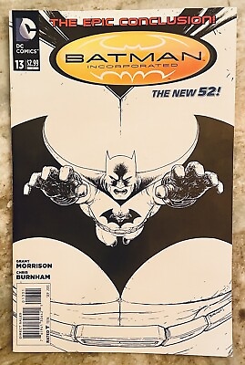 #ad BATMAN INCORPORATED 2012 Series DC NEW 52 #13 SKETCH CV Mint Comics Seal $359.99