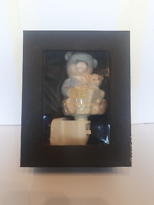 #ad Old Tupton Ceramic Ware Night Light Teddy Bear Reading Baby Toddler Night Light GBP 22.49