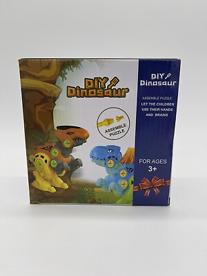#ad DIY Dinosaur Toys Fun Kit Puzzle Take Apart Assemble Party Theme Favor Gift Toy $18.99