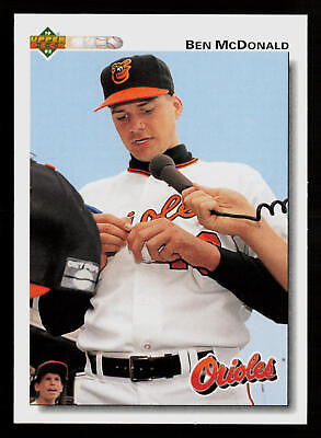 #ad 1992 Upper Deck Ben McDonald #163 Baltimore Orioles Baseball Card $0.99
