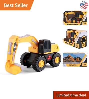 #ad Authentic Excavator Toy: Realistic Lights amp; Sounds Rumbling Action Moveable $28.99