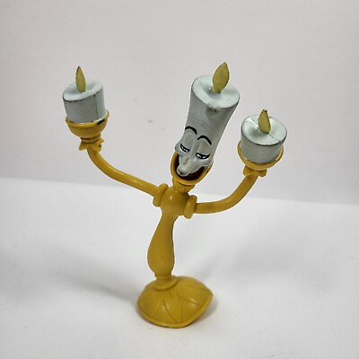 #ad Disney Beauty amp; The Beast Bendy Lumiere Figurine Plastic Toy $9.99