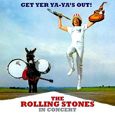 #ad Rolling Stones Get Yer Ya Ya#x27;s Out 4X4 Ft Fabric Tapestry Banner Poster Art $24.99