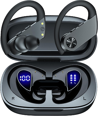 #ad Wireless Earbuds Bluetooth Headphones 110Hrs Playback Sports Ear Buds with 2200M $35.30