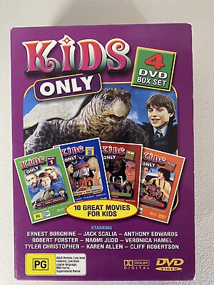 #ad KIDS ONLY 4 DVD BOX SET 10 MOVIES AU $19.99