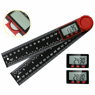 #ad Digital Angle Finder Protractor 2 In 1 Angle Finder Ruler With 8 In For DIY Tool $14.89