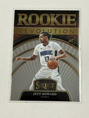 #ad 2023 24 Panini Select Rookie Revolution #18 Jett Howard RC Orlando Magic $1.99