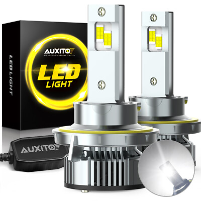 #ad AUXITO H13 9008 LED Headlight Bulbs for Ford F 150 2004 2014 High Low Beam Y19 A $49.39