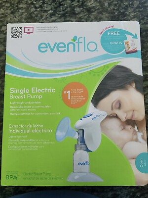 Evenflo Single Electric Breast Pump BPA Free Breastfeeding New in open box $64.99