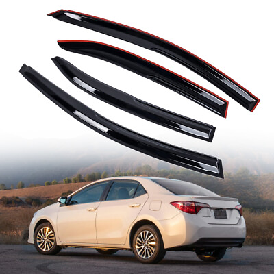 #ad Fits for Toyota Corolla 2014 18 Side Window Visor Sun Rain Deflector Guard $25.99