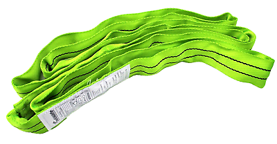 #ad 6#x27; Green Endless Round Rim Sling for Towing Lifting Basket Strap 10600 lbs 5:1 $55.08