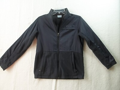 #ad Columbia Womens Black Fleece Lined Jacket Size L $19.88