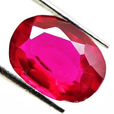 #ad Natural Deep Red Mozambique Ruby 7.95 Ct Oval Cut Certified Excellent Gemstone $31.49