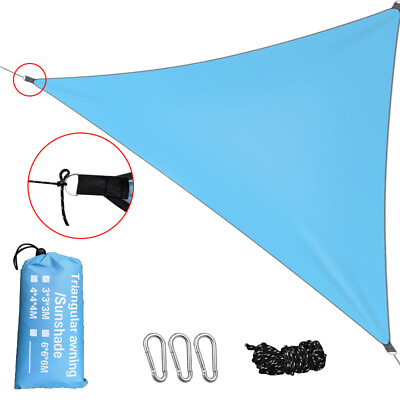 #ad Sun Shade Sail Triangle Canopy Durable Fabric UV Block Awning for Patio Garden $12.99