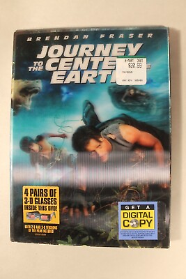 #ad Journey to The Center of The Earth DVD New Sealed Widescreen 2 d and 3 d $9.95
