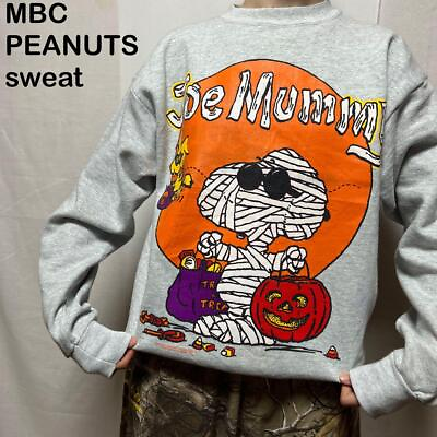 #ad Mbc Sweatshirt Peanuts Snoopy Character Halloween Old Clothes $98.77