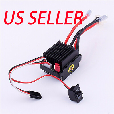 #ad High Voltage Waterproof 320A Brushed ESC Speed Controller For RC Car Boat Motor $13.34