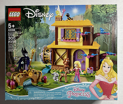 #ad NEW LEGO Aurora#x27;s Forest Cottage Disney Princess 43188 Building Kit 300 Pcs $94.99