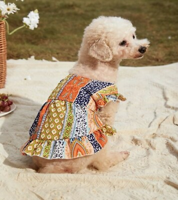 #ad Cute dog boho dress xl new $8.99