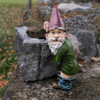 #ad Dwarf Gnome Statue for Spring Summer Yard Garden Decoration $23.97