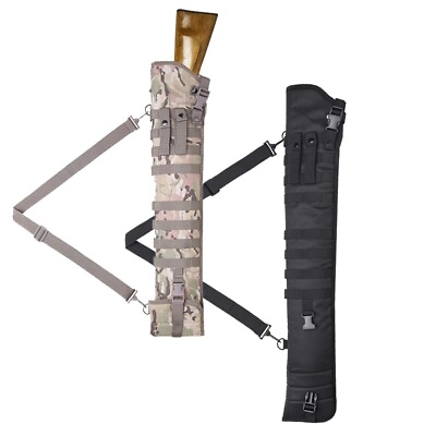 #ad Tactical Shotgun Rifle Scabbard Bag Shoulder Sling Case Holster Molle bags 34quot; $21.59