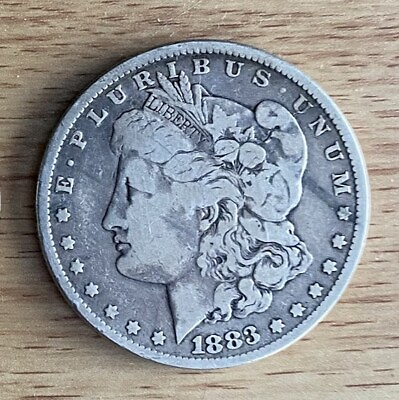 #ad 1883 $1 Morgan Silver Dollar $45.00