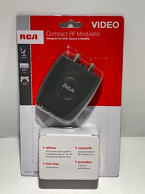 #ad RCA Compact Modulator CRF907A NEW $13.99