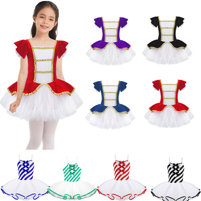 #ad US Kids Girls Ballet Dance Performance Princess Party Costume Ice Skating Dress $12.82