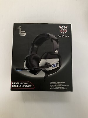 #ad Onikuma K5 Professional Gaming Headset Over Ear Xbox PS2 New In Box $22.99
