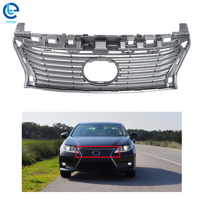 #ad Front Upper Grille Painted Silver For 2013 2015 Lexus ES350 ES300h LX1200146 $48.04