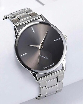 #ad Ladies Women Quartz Wrist Watch Watches with Bracelet Strap... Silver Grey UK GBP 7.99