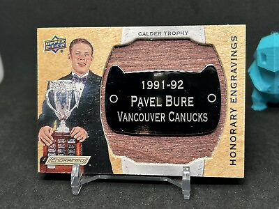 #ad 2018 2019 Upper Deck Pavel Bure Calder Trophy Honorary Engravings 100 Hockey $110.00