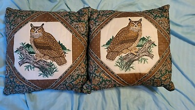 #ad Vintage Owl Sofa Pillows 2 $40.00