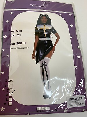 #ad Pixiemain Sexy Nun Costume Cosplay Medium Style: 80017 $24.50