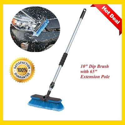 #ad Car Dip Washing Brush With 65quot; Pole Long Handle Soft Wash For Boat Truck SUV RVs $22.80