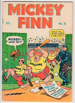 #ad Mickey Finn 8 Fine Eastern Comics Golden Age CBX11 $63.74