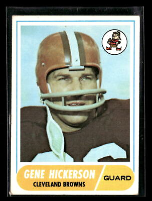 #ad 1968 Topps #76 Gene Hickerson EX NM $2.49