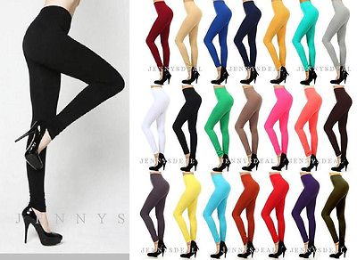 #ad Seamless Spandex Stretch Footless Long Solid Basic Full Length 32quot; Leggings $16.07