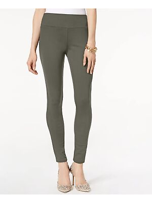 #ad $50 I.N.C. International Concepts Inc Womens Wear To Work Skinny Pants Green 0 $27.89