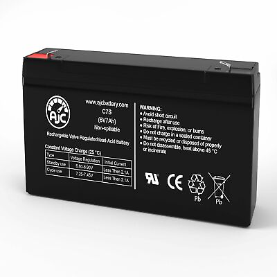 #ad Long Way LW 3FM7 6V 7Ah Sealed Lead Acid Replacement Battery $20.39
