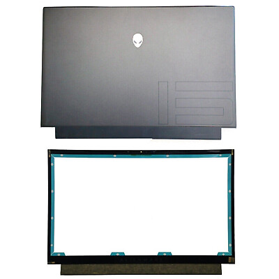 #ad New LCD Back Cover Front Bezel Black For Dell Alienware M15 R3 VGKFM 07CK61 $99.99