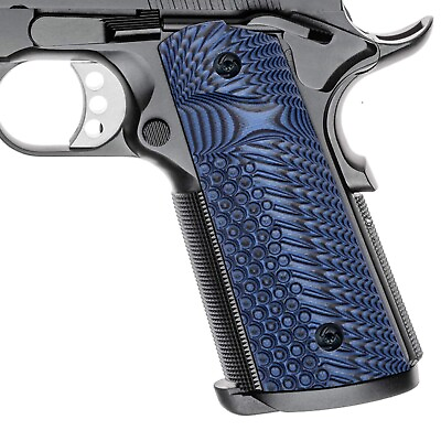#ad Guuun G10 Grips for Full Size 1911 Magwell Grip Ambi Safety Cut OPS Eagle Win... $39.95