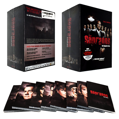 #ad The Sopranos: The Complete Series Season 1 6 DVD 30 Disc Box Set New amp; Sealed $41.17